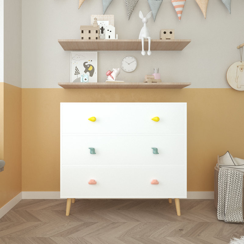 Table de chevet pour bébé, Blanc