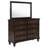 Guanciale 8-drawer Dresser And Mirror Dark Oak