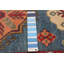 Tapis de couloir bleu nouvel âge en laine 2 pi 8 po x 9 pi 9 po Zameer