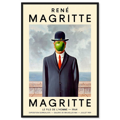 Man with the Apple Canvas Famous Art Prints by Art Remedy