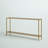 Helston 60" Mirrored Glass Top Console Table-1041997656