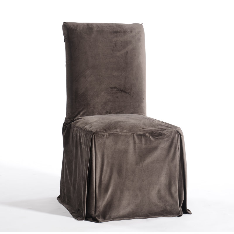 Housse pour chaise de salle à manger, Brun