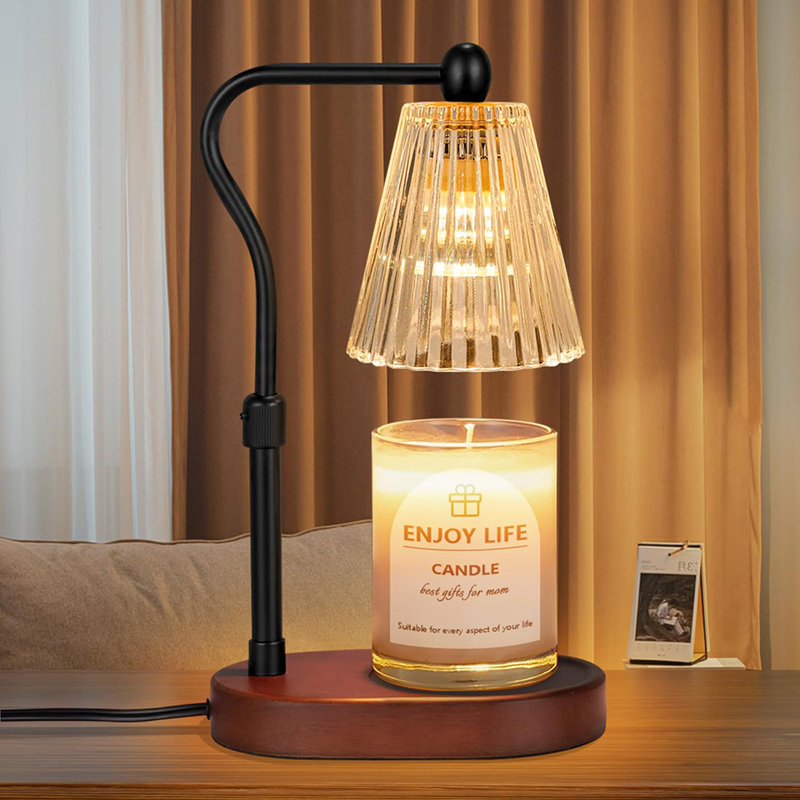 Lampe chauffante à hauteur réglable avec gradateur, Noir