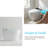 Integrated Tankless Smart Toilet, Fully Automatic One-Piece Toilet with Radar Sensor Auto Lid, Foot Kick Flush, LCD Digital Display, Multiple Wash Modes