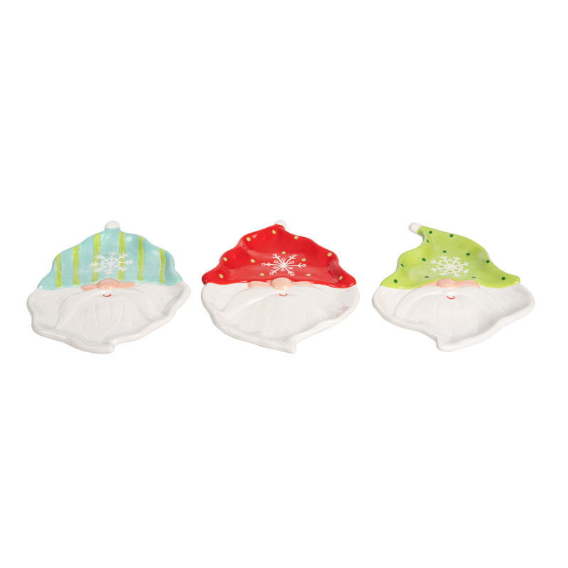 Assiette à gnome en céramique 5,75 po