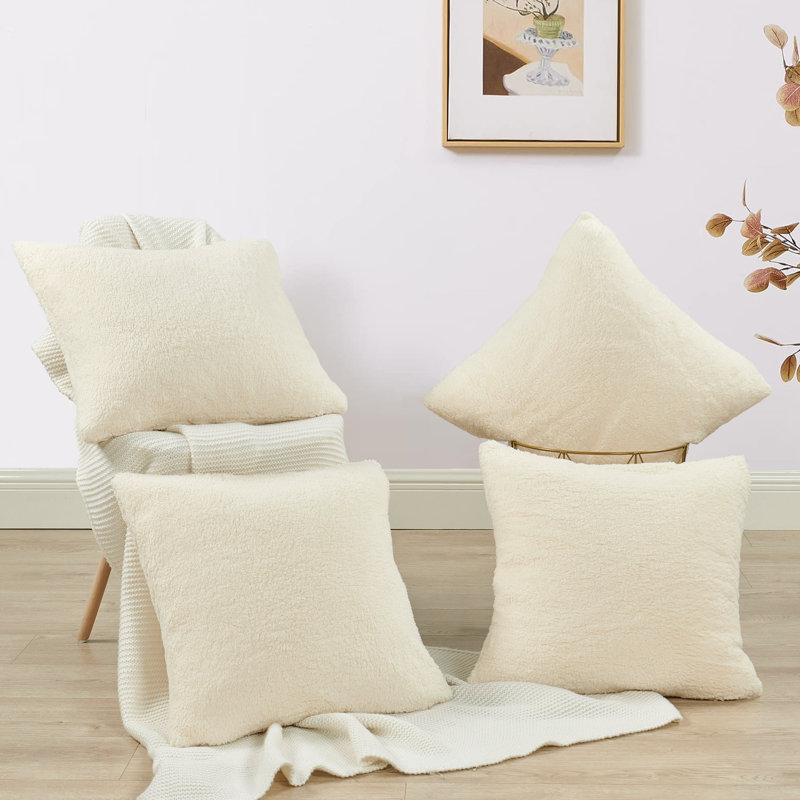Housse de coussin Aspa, Ivoire