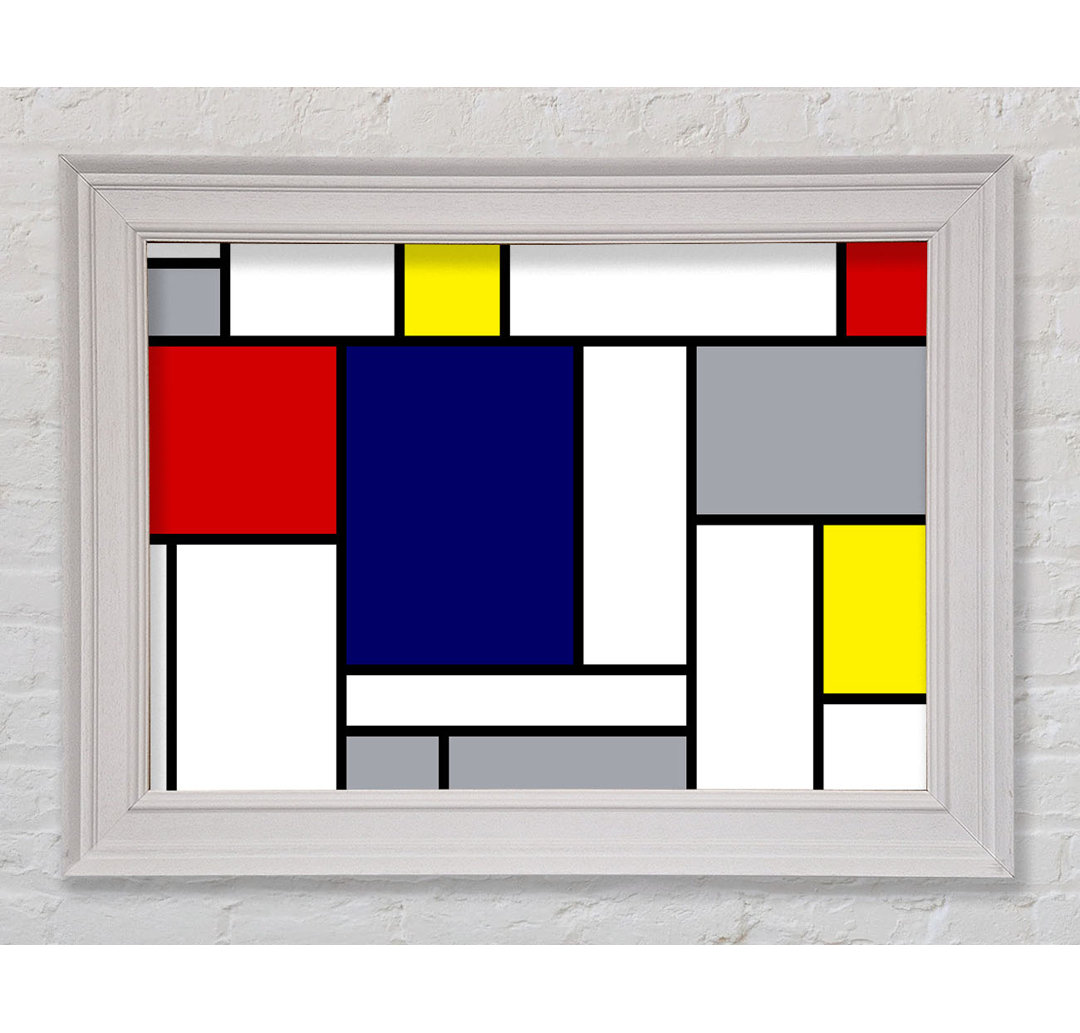 Gerahmtes Wandbild Rectangles Of Colour