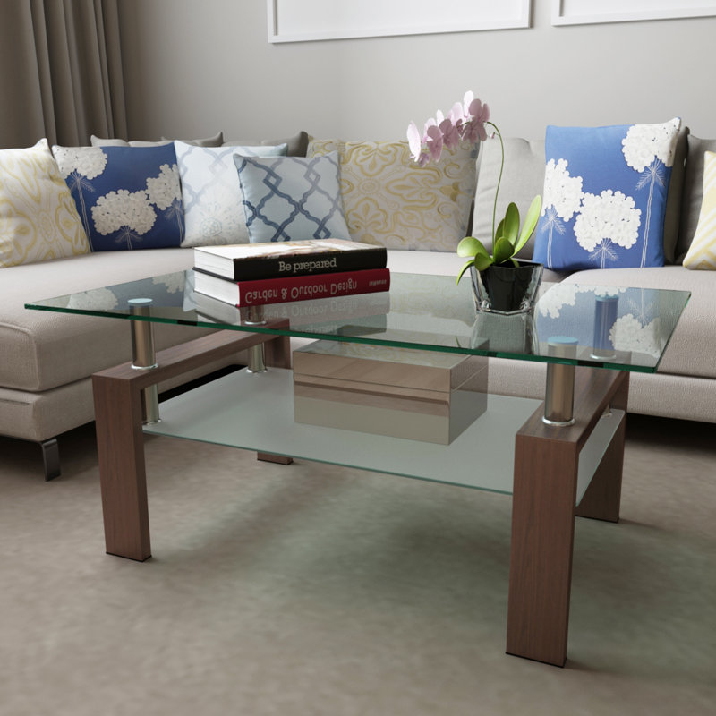 Glass Top Coffee Table