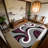 Swirl Pattern Area Rug, Soft And Lightweight, Suitable For All Seasons, Easy To Maintain And Easy To Clean, Machine Washable Carpet Floor Mat, Suitable For Living Room, Bedroom, Hallway, Balcony, Patio, Room Decor, Home Decor, Outdoor Decor-1349658018-1349658020