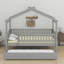 Lit maison avec lit gigogne-406374380
