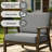 Montelongo Solid Teak Wood Outdoor Lounge Chairs With Cushions-995016651-995016245