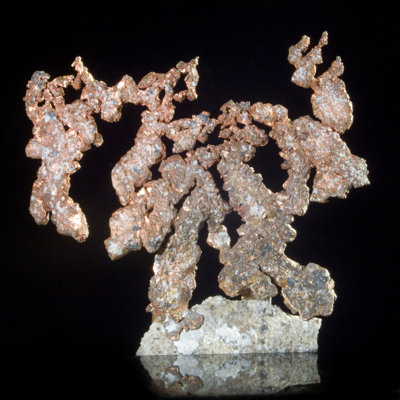 Native Crystalline Copper. Itauz Mine, Kazakhstan