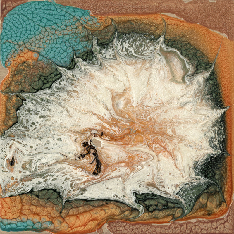 Caldera I by Alicia Ludwig - Wrapped Canvas Painting, 122cm H x 122cm W