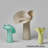 White Novelty Polyester; PP; Glass Table Vases-2047876814