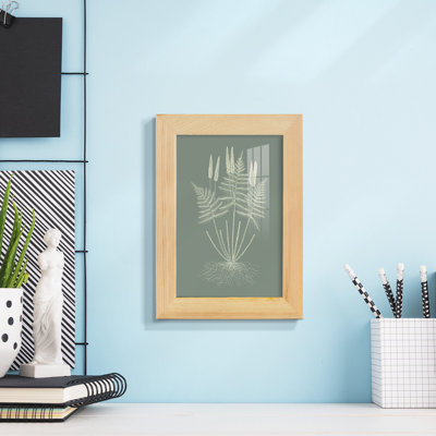 Ferns On Sage VII, encadré sur papier