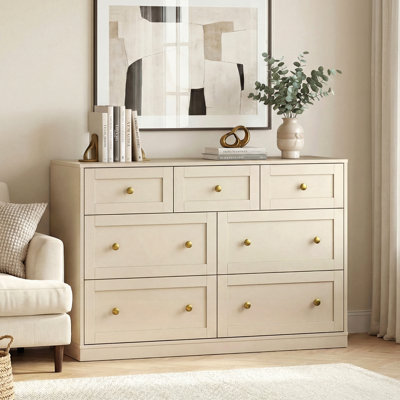 Commode 7 tiroirs pour chambre à coucher