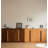 125.98" Brown+Tan Rectangular Solid Wood Shoe Storage