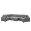 Canapé modulaire rembourré en U de 149 po Modern Modern-106027095