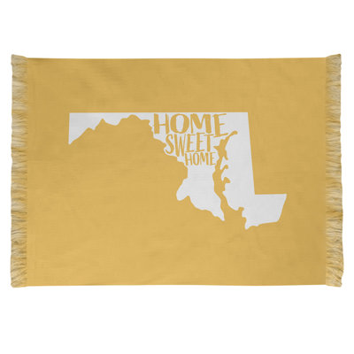 Tapis de la maison en jaune maryland