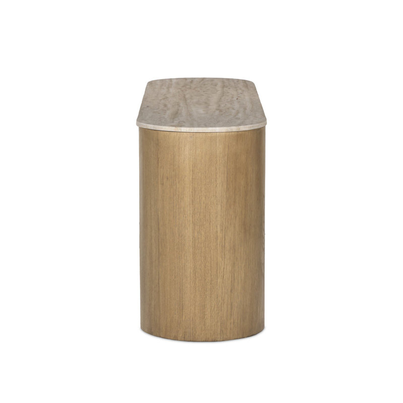 Giovani Media Console, Natural Light Oak