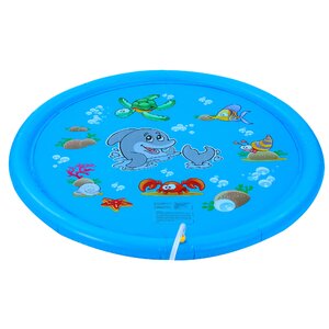 Dimple Splash Pad 67-inch Large Kids Sprinkler Play Mat For Toddlers, Big Kids - Safe Childrens Water Splash Pad Toys - Outdoor Backyard Kid/toddler Sprinkler Pool - Fun Splash Pads For Boy, Girl