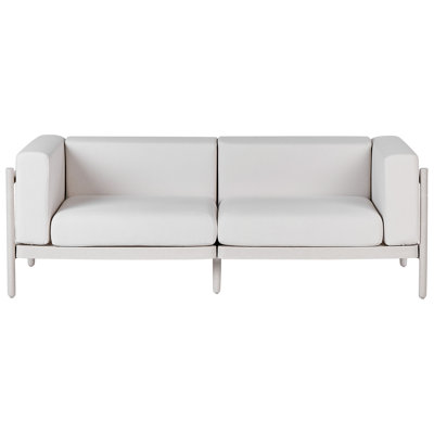 Bilan 73.62 cm W Plastic Patio Sofa with Cushions