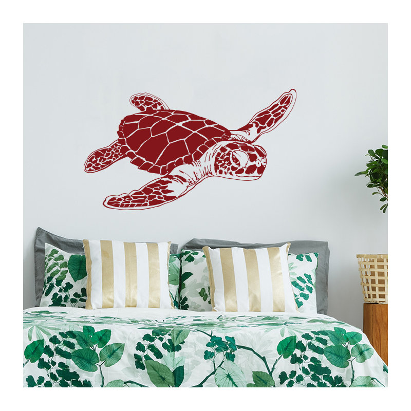 Décalcomanie murale tortue de mer, Bourgogne
