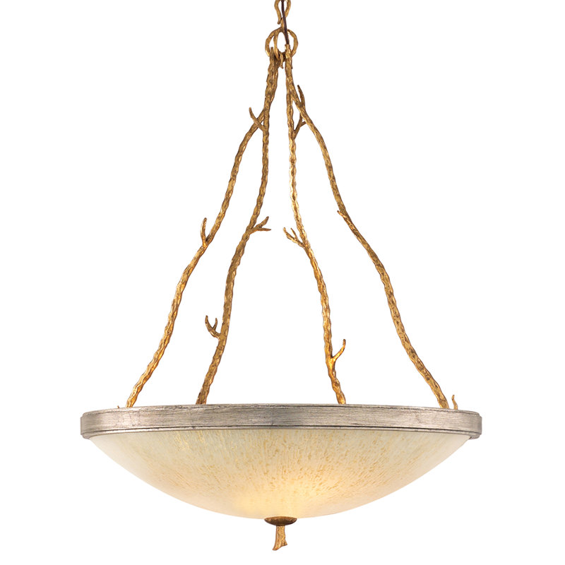Parc Royale Unique / Statement Bowl Pendant, 41.5" H x 29.5" W