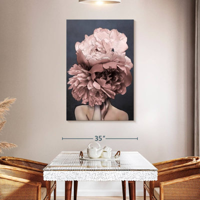 «Lady Peony» sur toile