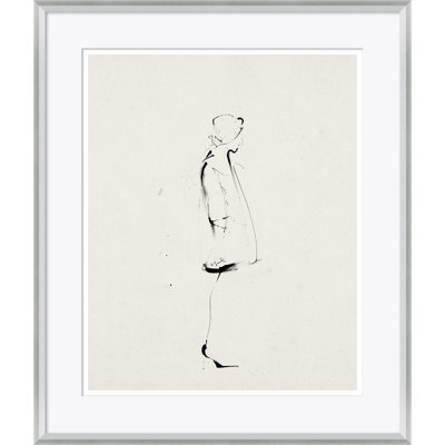 Woman In A Raincoat Giclee Print by Yuki Osada