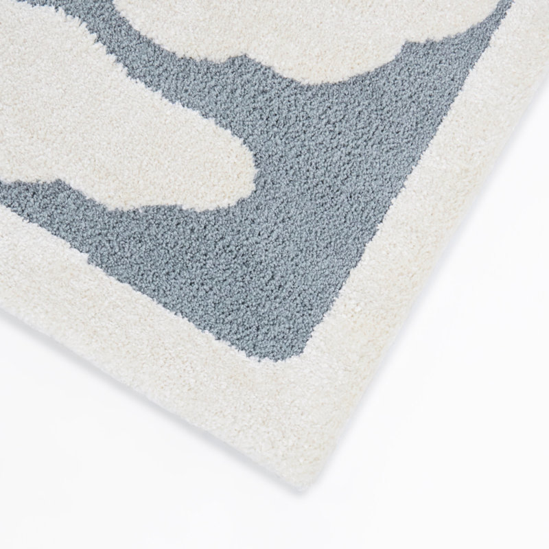 Tapis bleu sarcelle Cumulus, 3'11" x 5'7"