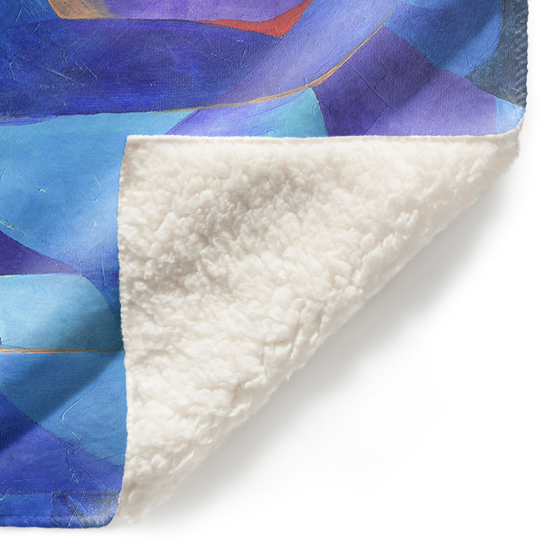 Couverture sherpae sax on wall, l 51 po x L 60 po