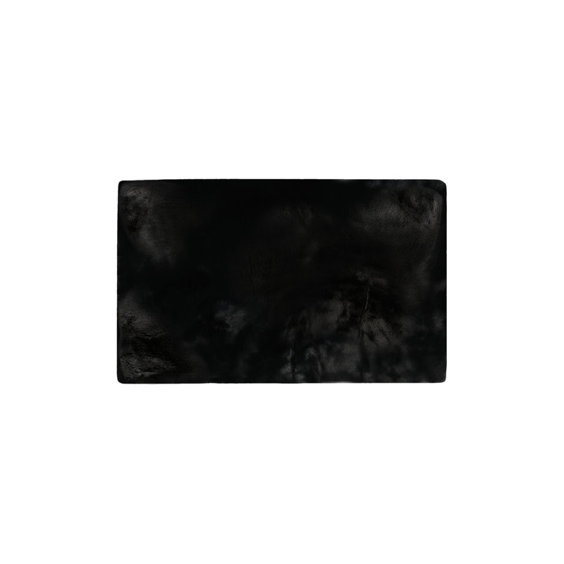 Pendergrass Black Area Rug, Rectangle 3' x 5'