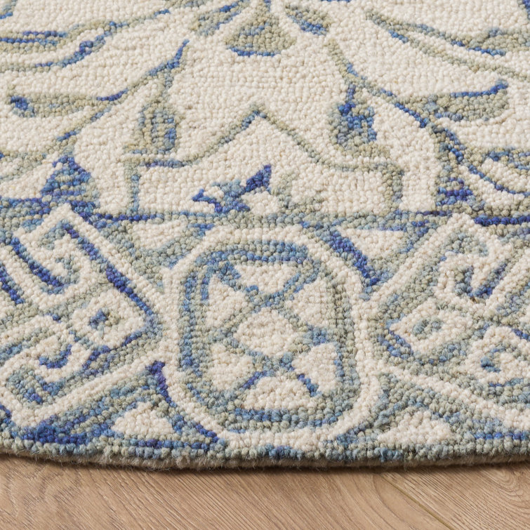 Pimentel Hand Tufted Wool Floral Rug
