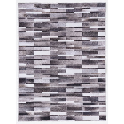 Tapis gris / noir Jameown
