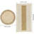 Handmade Boho Placemats Set Of 6 - Natural Cotton Burlap And Water Straw Woven Combination Table Mats, Macrame Décor And Farmhouse Style Placemats, For Dining Table Kitchen