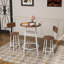 Ensemble de 3 tables de bar rondes avec 2 tabourets de bar-1736642698