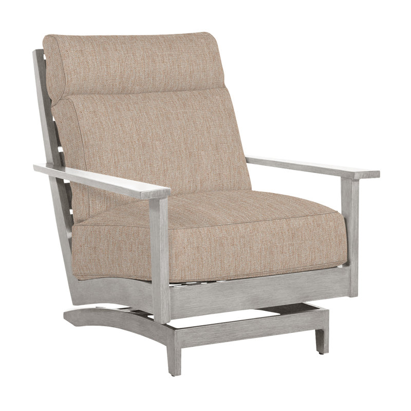 Chaise longue d'extérieur Kennebunkport, Huître, Welt + bourre standard, Toile sable