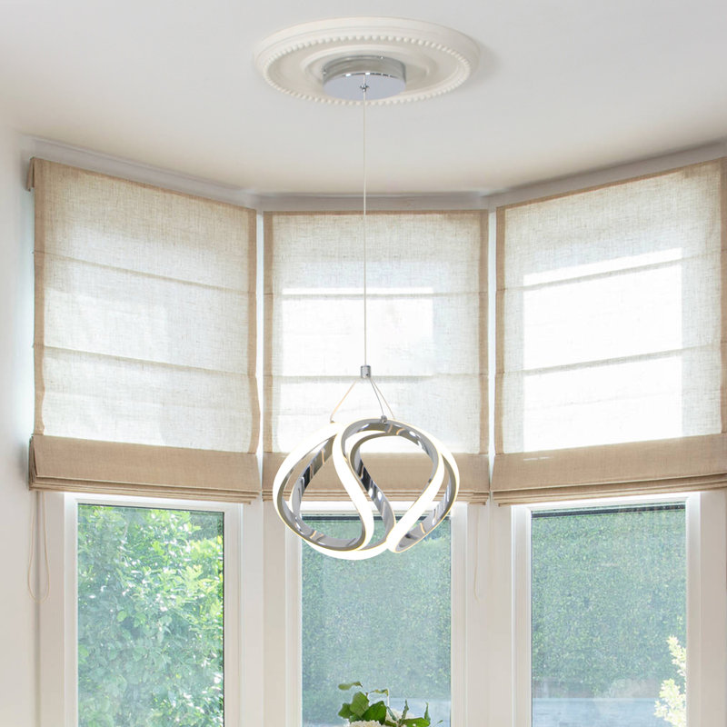 Christela 1 - Light LED Pendant, Polished Chrome