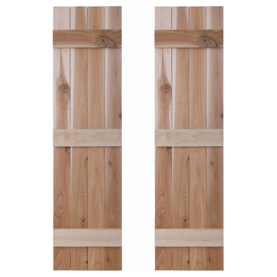 Traditional Board and Batten Exterior Shutters