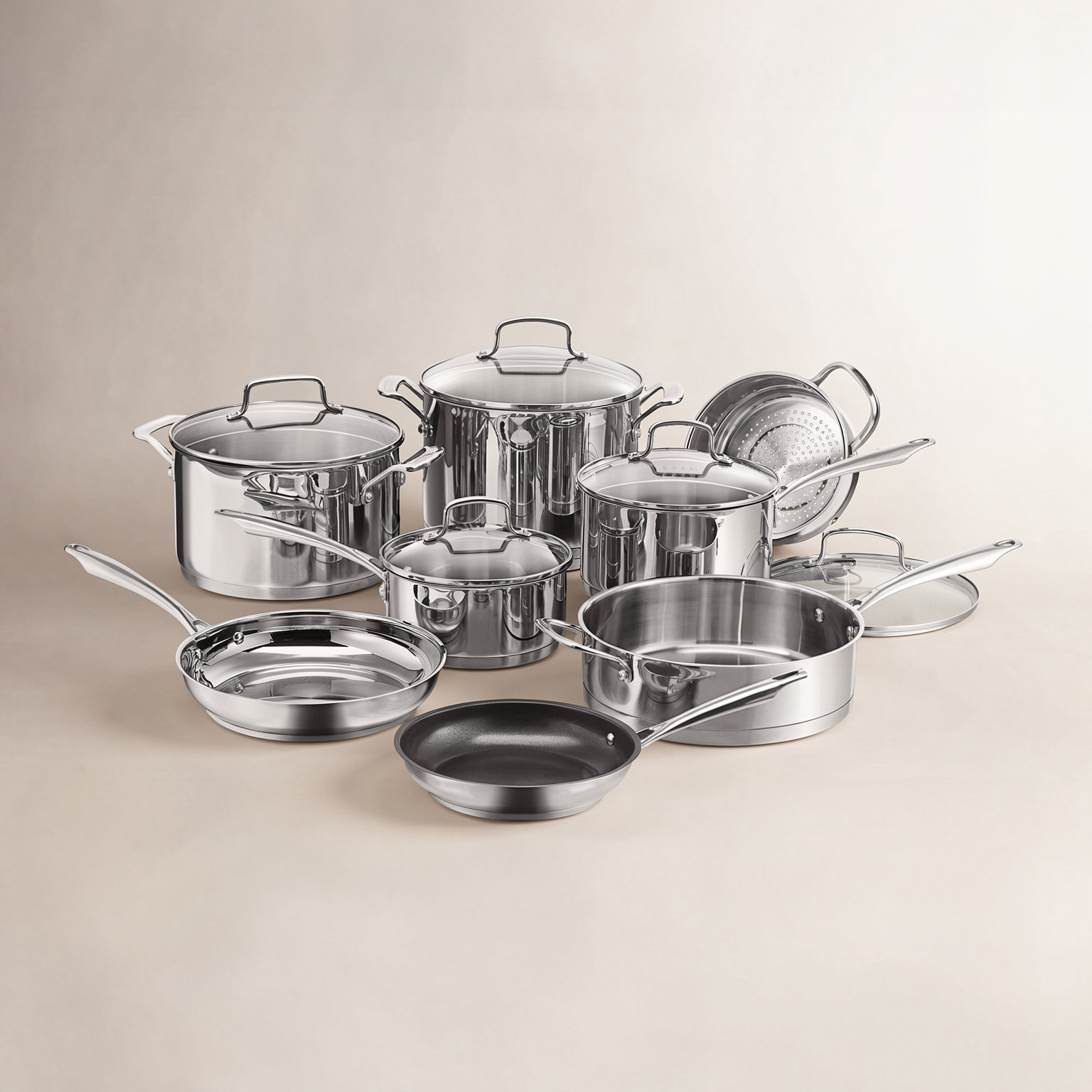 Cuisinart Professional Series 13 Piece Stainless Steel Cookware Set