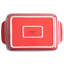 Ensemble de plats de cuisson en céramique 2 pièces Crock-Pot, rouge-61414695