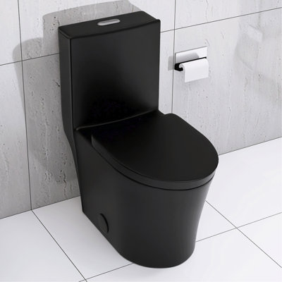 Bathroom Toilet In Matte, Dual Flush 1.1/1.6 , Advanced Flushing Performance Energy
