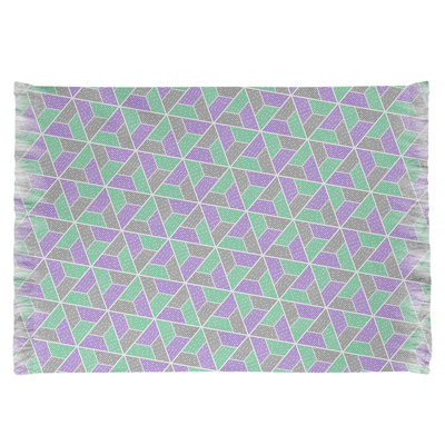 Tapis mauve/vert/brun trapézoïdals Mcguigan