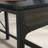 Desk Return 42" With Expanded Workspace, Brown Finish