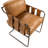 Strapling Leather Dining Chair-110585396
