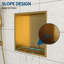 Niche de douche en acier inoxydable 12 po x 12 po-1579088391