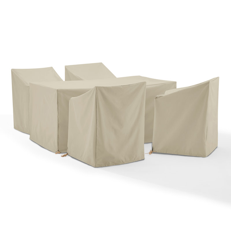 Outdoor Patio Dining Set Cover, Tan