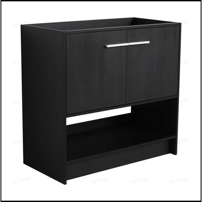 36"Bathroom Vanity Excluding Sink, 36", Black