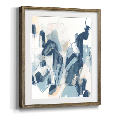 Mélodie interlockante - Tableau encadré sous verre acrylique, grand format, idéal pour le salon